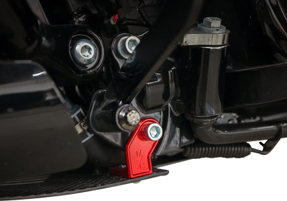 Thrashin Carbon Fiber Forged Red Skid Plate fits 2023-2025 Harley Touring FLTR