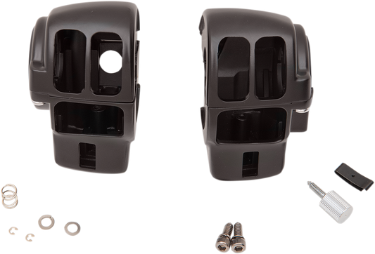 Drag Specialties Handlebar Switch Housing Kit 1996-2007 Harley Touring Models