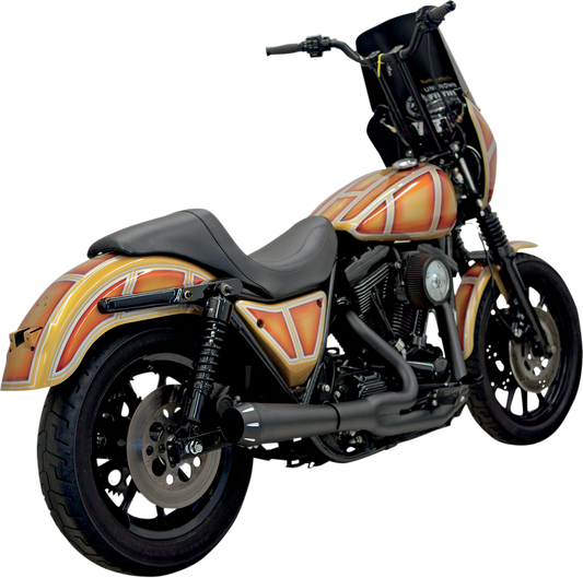 Bassani Road Rage 2-1 Black Exhaust System fits 1987-2000 Harley Davidson FXR