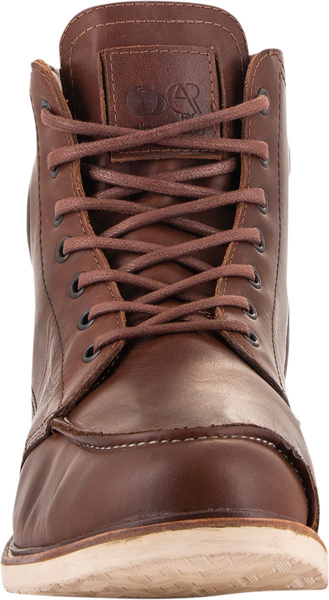 Alpinestars Oscar Monty v2 Brown Leather Motorcycle Riding Street Racing Boots