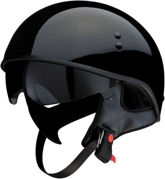 Z1R Vagrant Unisex Adult Motorcycle Riding Street Racing Half Helmet & Sun Visor