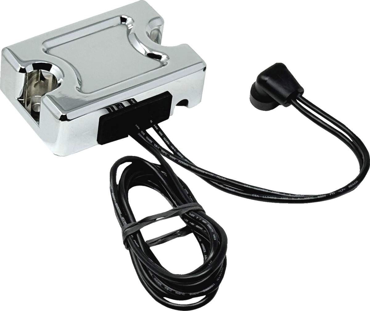 Namz Chrome Smooth Voltage Regulator fits 1992-1993 Harley Sportster 883 1200