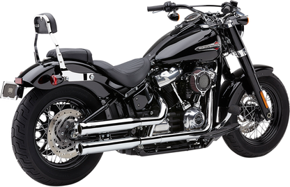 Cobra Chrome Neighbor Hater Slip On Mufflers 2018-2022 Harley Softail FXBR FLFB