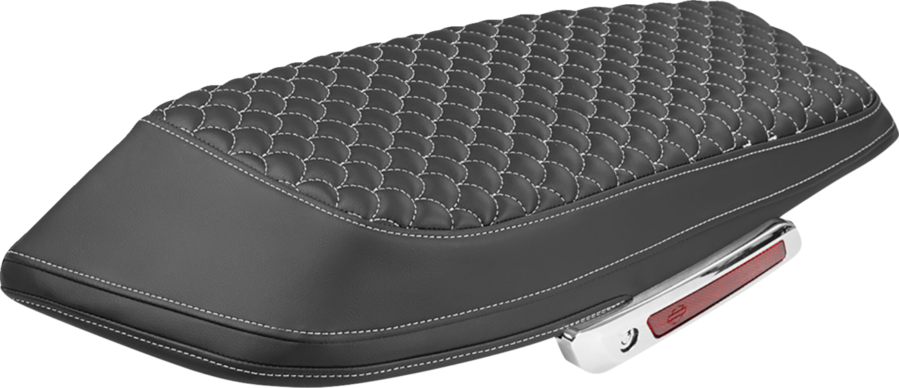 Saddlemen White Dragon Scale Saddlebag Lid Covers for 2023-2026 Harley Touring