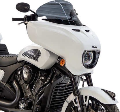 Klock Werks 12" Flare Dark Smoke Windshield for 2025-26 Indian Powerplus Models