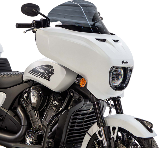 Klock Werks 12" Flare Dark Smoke Windshield for 2025-26 Indian Powerplus Models