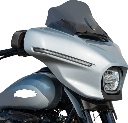 Klock Werks Flare 10" Dark Smoke Windshield for 2023-2025 Harley Street Glide