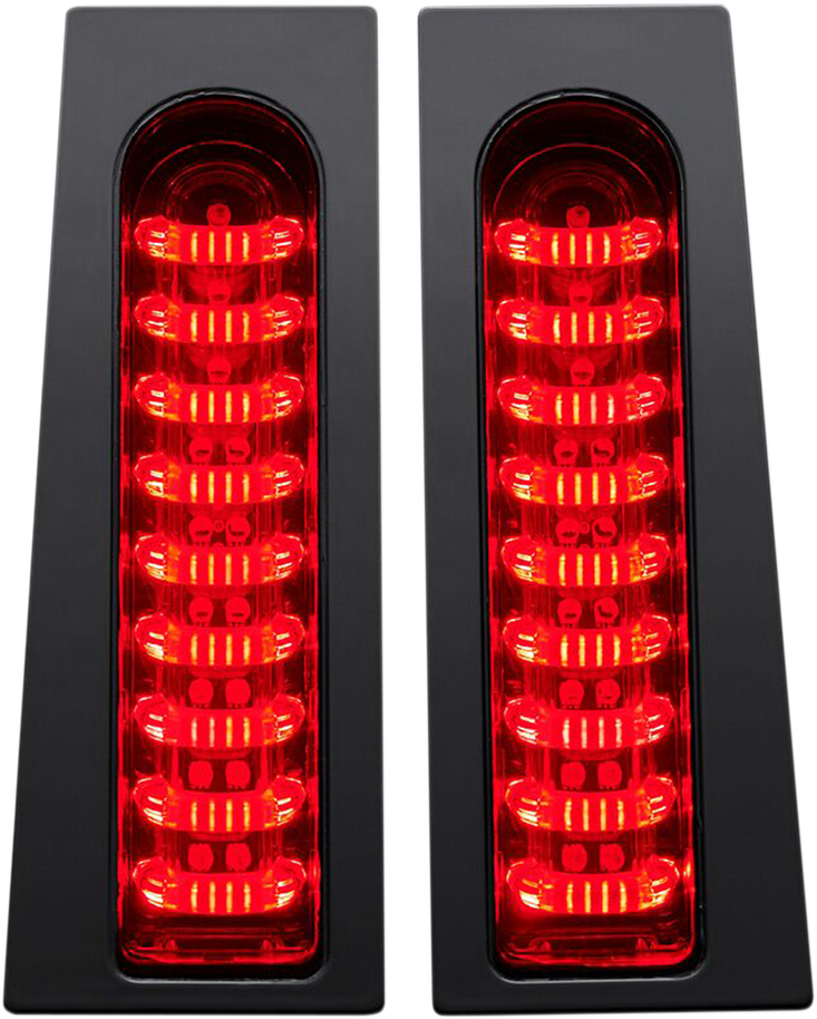 Custom Dynamics Smoked Probeam LED Saddlebag Fillerz 2014-2024 Harley Touring