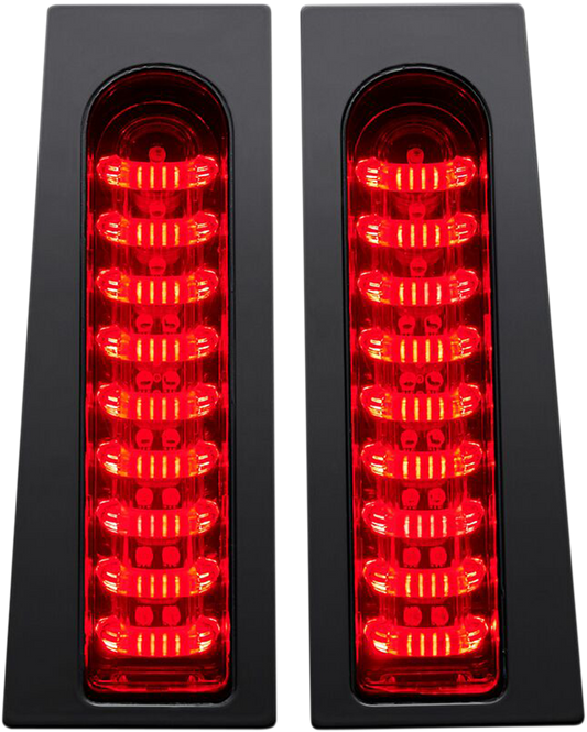 Custom Dynamics Smoked Probeam LED Saddlebag Fillerz 2014-2024 Harley Touring