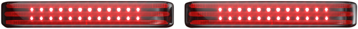 Custom Dynamics Chrome LED Sequential Saddlebag Lights 2014-2024 Harley Touring