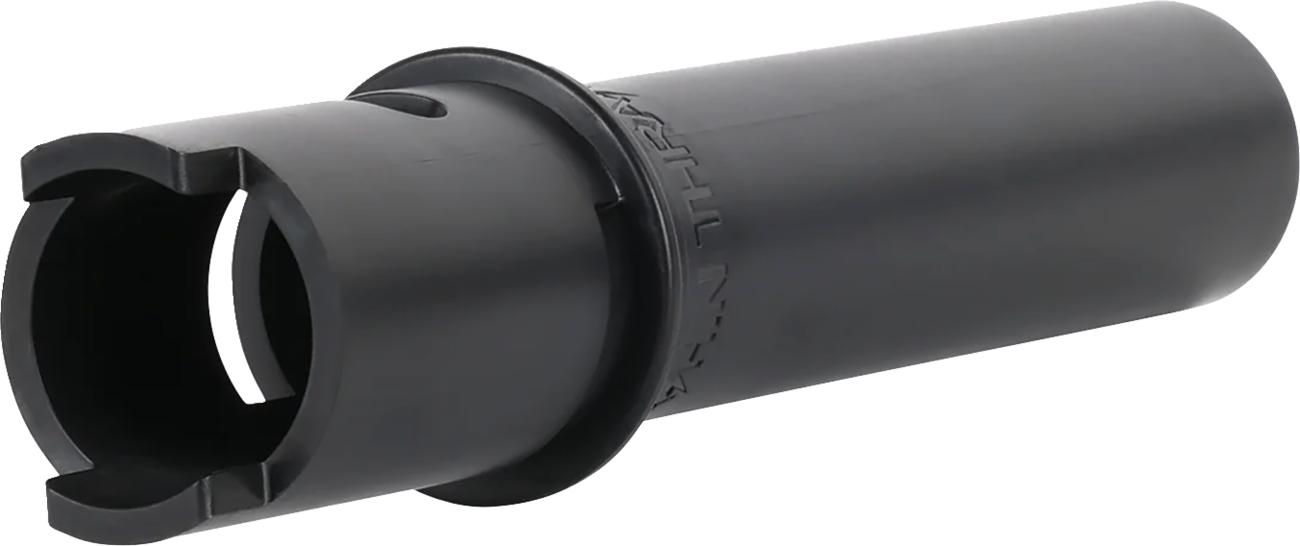 Thrashin 1" Smooth Black TBW Throttle Tube for 2023-26 Harley Road Street Glide
