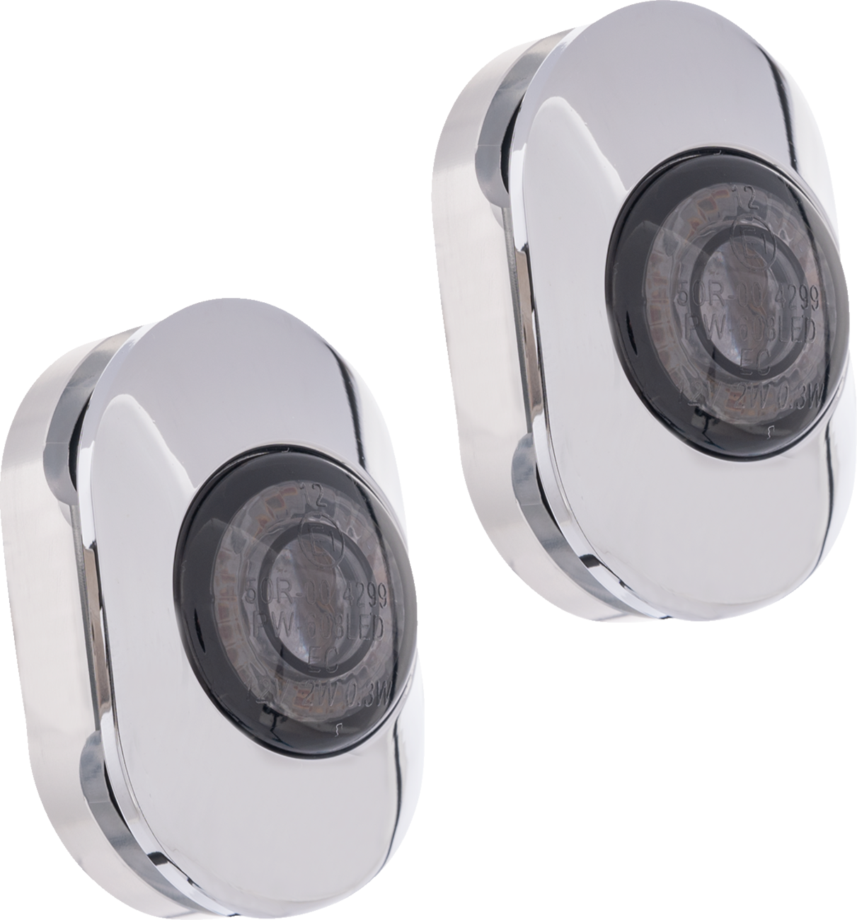 Kodlin Chrome Antenna Grommet Lights for 2006-2023 Harley Street Road Glide FLTR