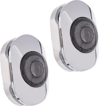 Kodlin Chrome Antenna Grommet Lights for 2006-2023 Harley Street Road Glide FLTR