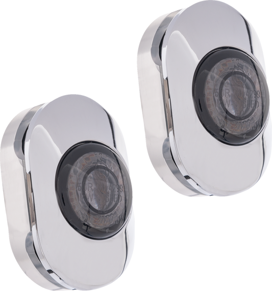 Kodlin Chrome Antenna Grommet Lights for 2006-2023 Harley Street Road Glide FLTR