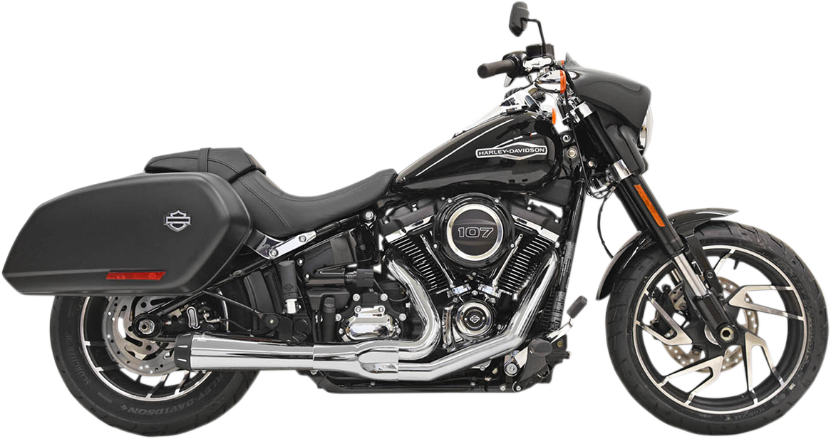 Bassani Road Rage 2-1 Exhaust for 2018-2022 Harley Softail Sport Glide Low Rider