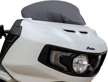 Klock Werks 8" Flare Dark Smoke Fairing Windshield for 2020-23 Indian Challenger