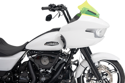 Klock Werks Kolor Flare 10" Green Ice Windshield for 2023-2025 Harley Road Glide