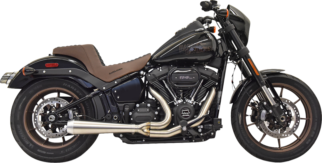Bassani Road Rage 2-1 Stainless Exhaust System for 2018-2023 Harley Softail FXBB