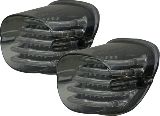 Custom Dynamics ProBEAM Smoke Squareback LED Taillights 2009-25 Harley Tri Glide