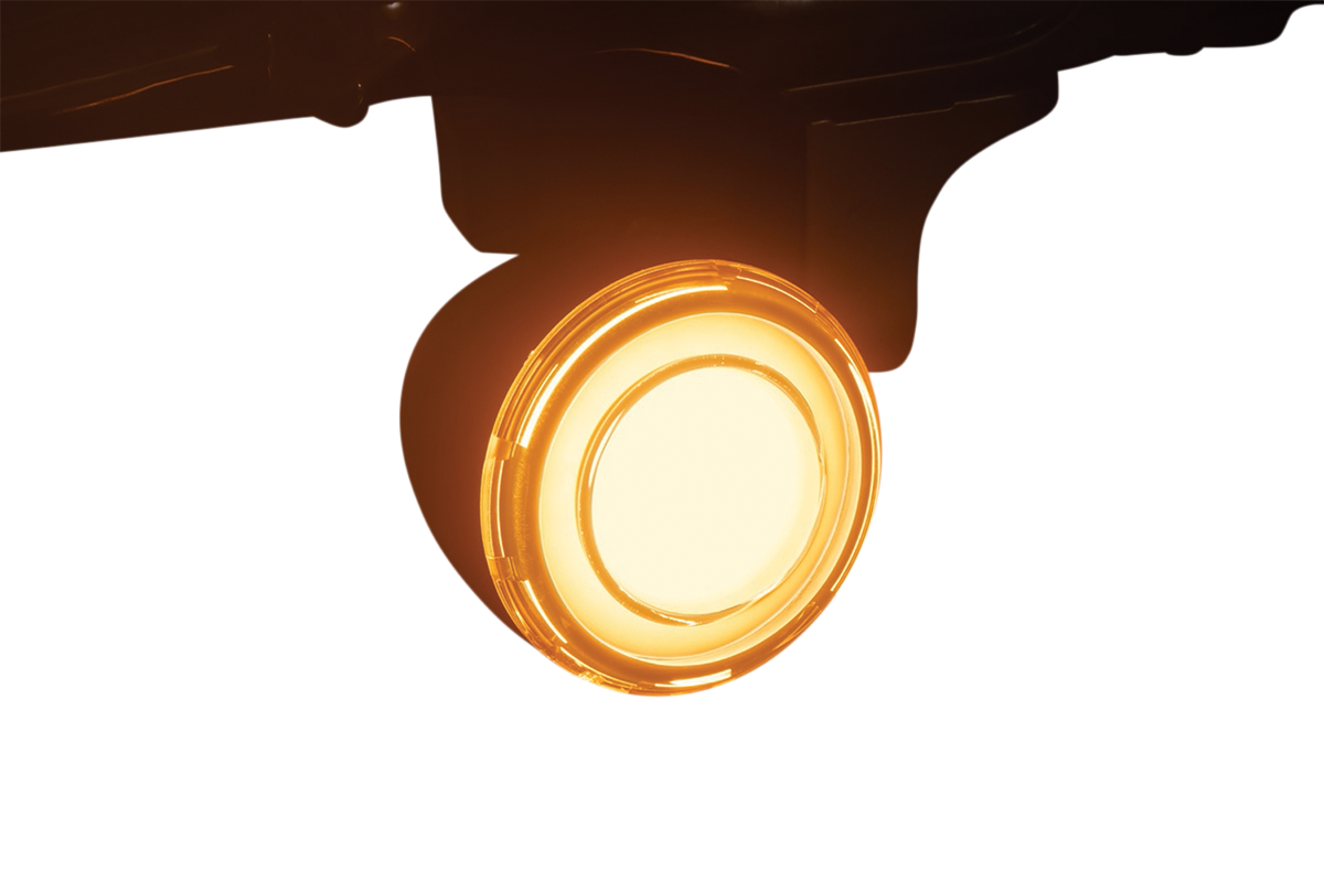 Kuryakyn 2904 Tracer Smoke Lens Amber LED Front Turn Signal Conversion Kit