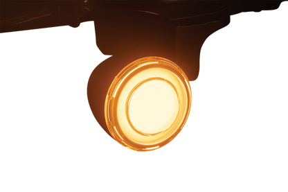 Kuryakyn 2904 Tracer Smoke Lens Amber LED Front Turn Signal Conversion Kit