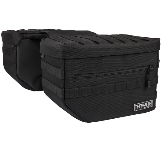 Thrashin Escape Storage Saddlebags for 1982-2023 Harley Softail Dyna TSB-0007