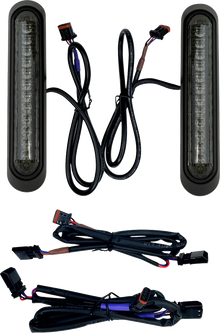 Custom Dynamics Low Profile Smoke Saddlebag Lights for 22-26 Harley Low Rider ST