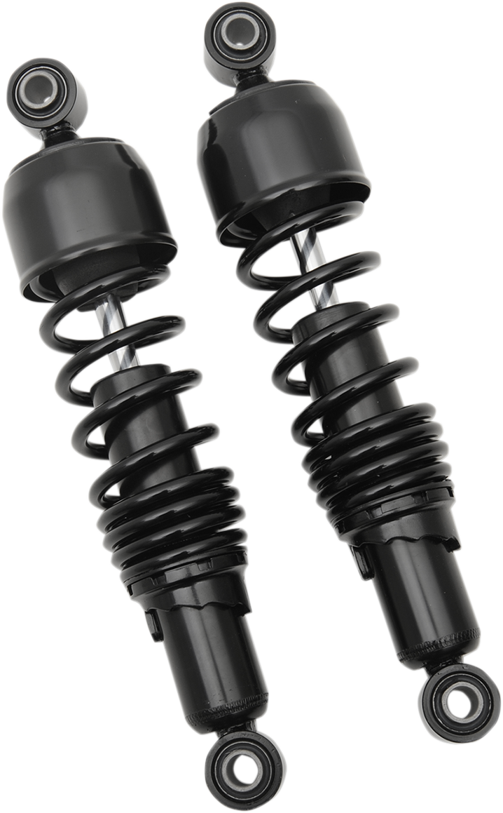 Drag Specialties Black Standard 11" Rear Shocks for 1991-2017 Harley Dyna Models
