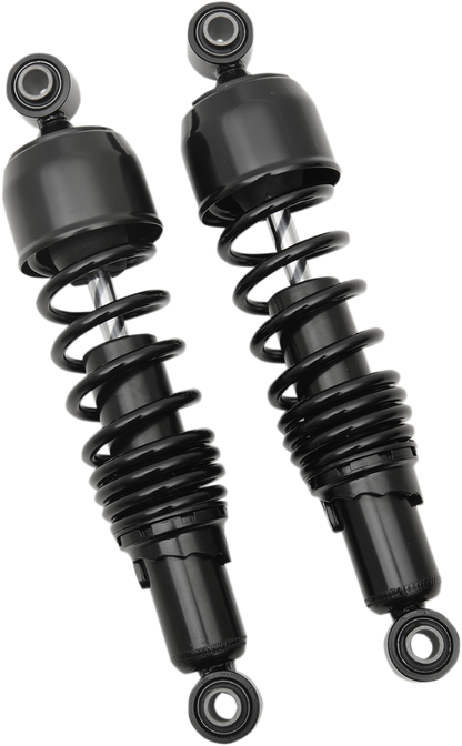 Drag Specialties Black Standard 11" Rear Shocks for 1991-2017 Harley Dyna Models