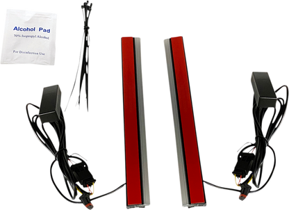 Custom Dynamics Dual Color Rear LED Plasma Rods Accent Light Kit for Harley