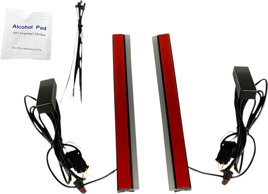 Custom Dynamics Dual Color Rear LED Plasma Rods Accent Light Kit for Harley