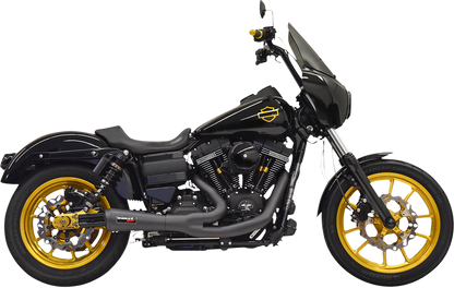 Bassani Ripper 2:1 Exhaust System fits 2006-2017 Harley Dyna FXDB FXDL FXDWG