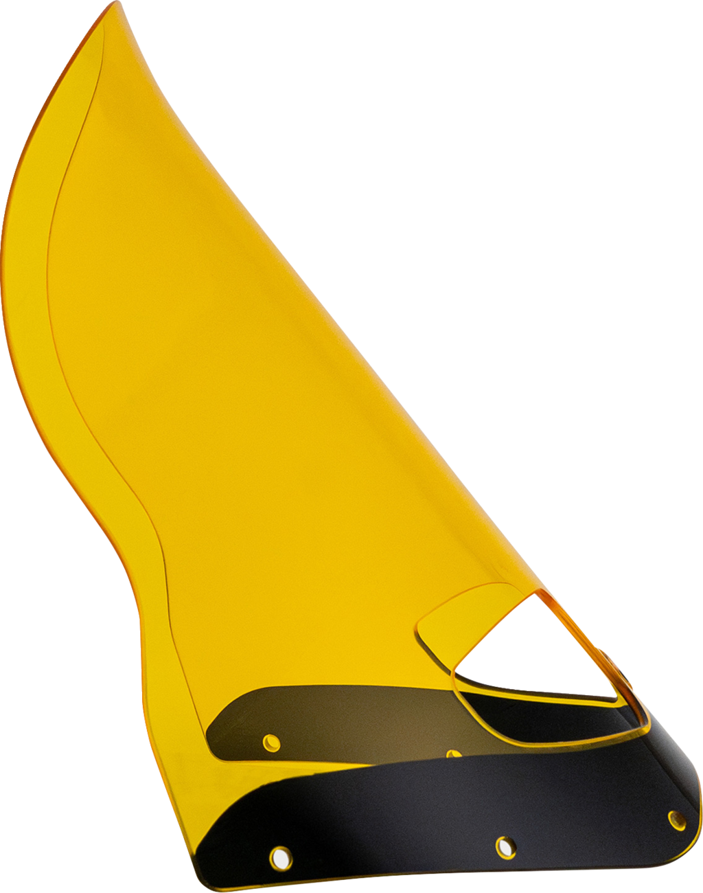 Klock Werks 15" Kolor Flare Yellow Road Warrior Fairing Motorcycle Windshield