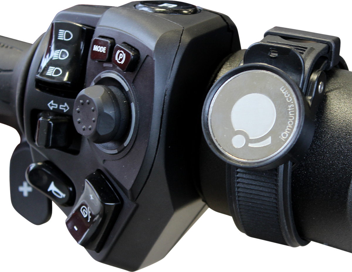Klock Werks Black iOmount Nomad XL Magnetic Handlebar Device Mount