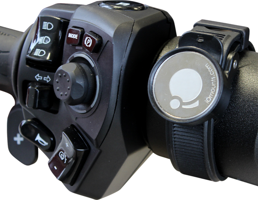 Klock Werks Black iOmount Nomad XL Magnetic Handlebar Device Mount