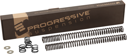 Progressive 49mm Front Fork Spring Kit fits 2014-2024 Harley Touring Models