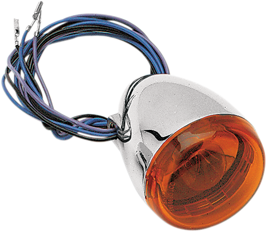Chris Products Chrome Rear Bullet Turn Signal for 1986-2003 Harley Softail Dyna