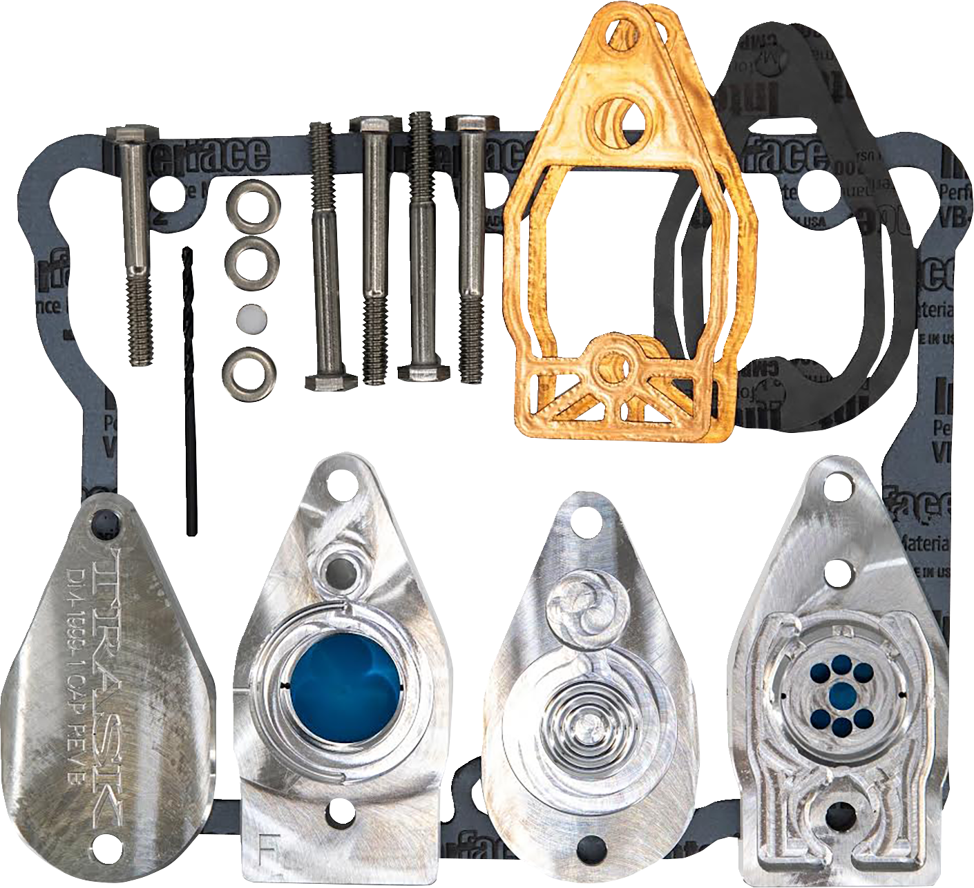 Trask Big Twin Mystfree Breather Valve Kit for 1999-17 Harley Davidson Twin Cam