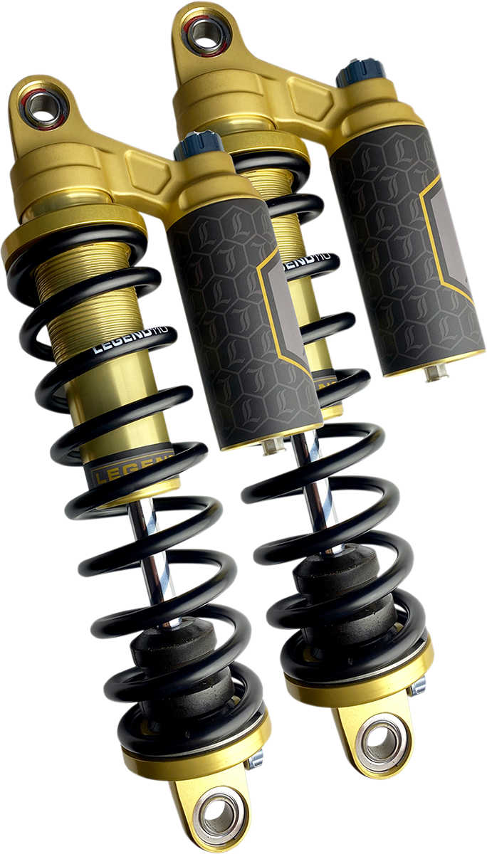 Legend Revo-ARC Gold 14" Standard Rear Shocks 1984-2000 Harley Davidson FXR FXRS