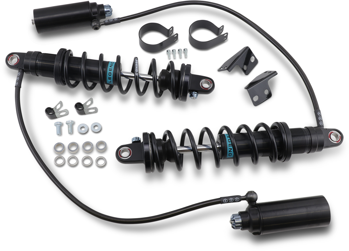 Legend Revo-ARC 14" Heavy Duty Rear Shocks 1999-2008 Harley Touring Road King