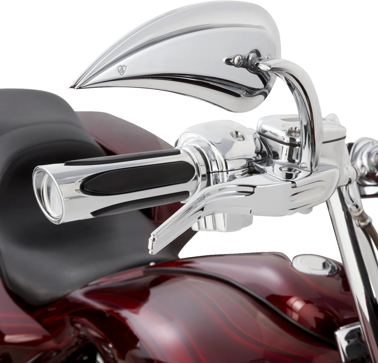 Arlen Ness Deep Cut Comfort Handlebar Hand Grips 23-24 Harley Road Street Glide