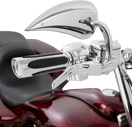Arlen Ness Deep Cut Comfort Handlebar Hand Grips 23-24 Harley Road Street Glide