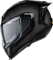 Icon Ultraflite Black Carbon Fiber Full Face MIPS Unisex Adult Motorcycle Helmet