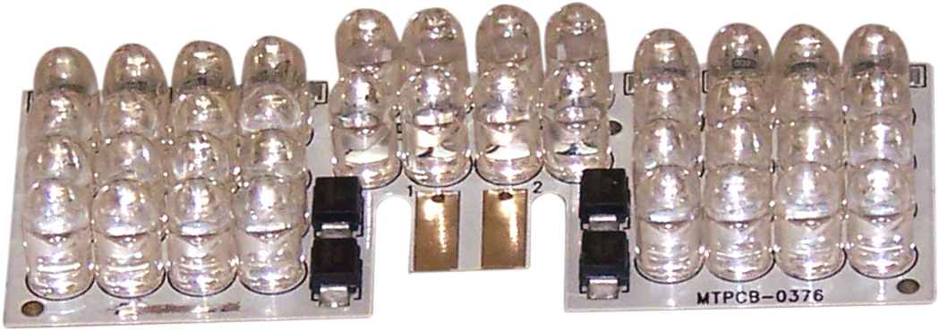 Custom Dynamics Red LED Front Fender Tip Light Board 1983-2017 Harley Touring