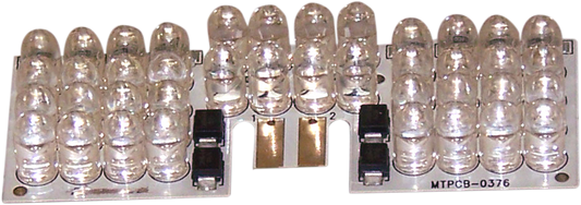 Custom Dynamics Red LED Front Fender Tip Light Board 1983-2017 Harley Touring