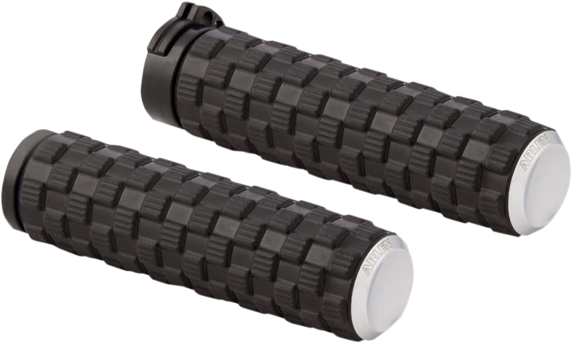 Arlen Ness Air Trax TBW 1" Motorcycle Grips 2008-2024 Harley Touring Softail