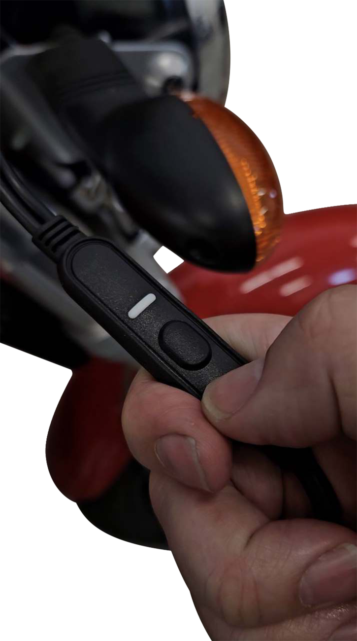 Koso Universal Black 12V-Powered Heated Rubber Handlebar Grip Wraps AX210001