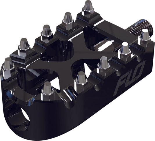 Flo Black Moto Style Shift Peg 55-19 Harley Dyna Touring Softail Sportster FLHX