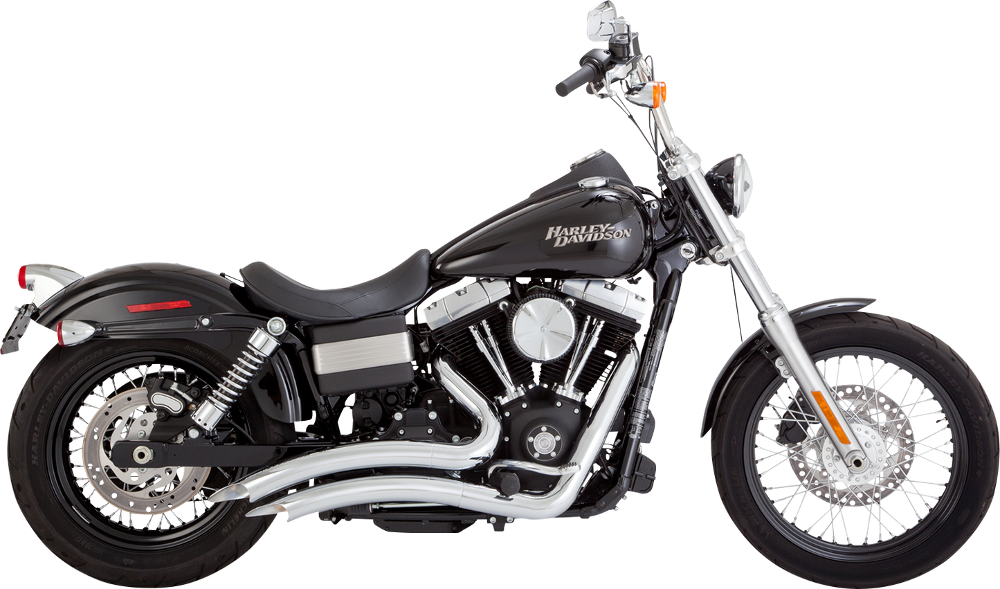 Vance & Hines 2-Into-2 Big Radius Exhaust System for 2006-2017 Harley Dyna FXD