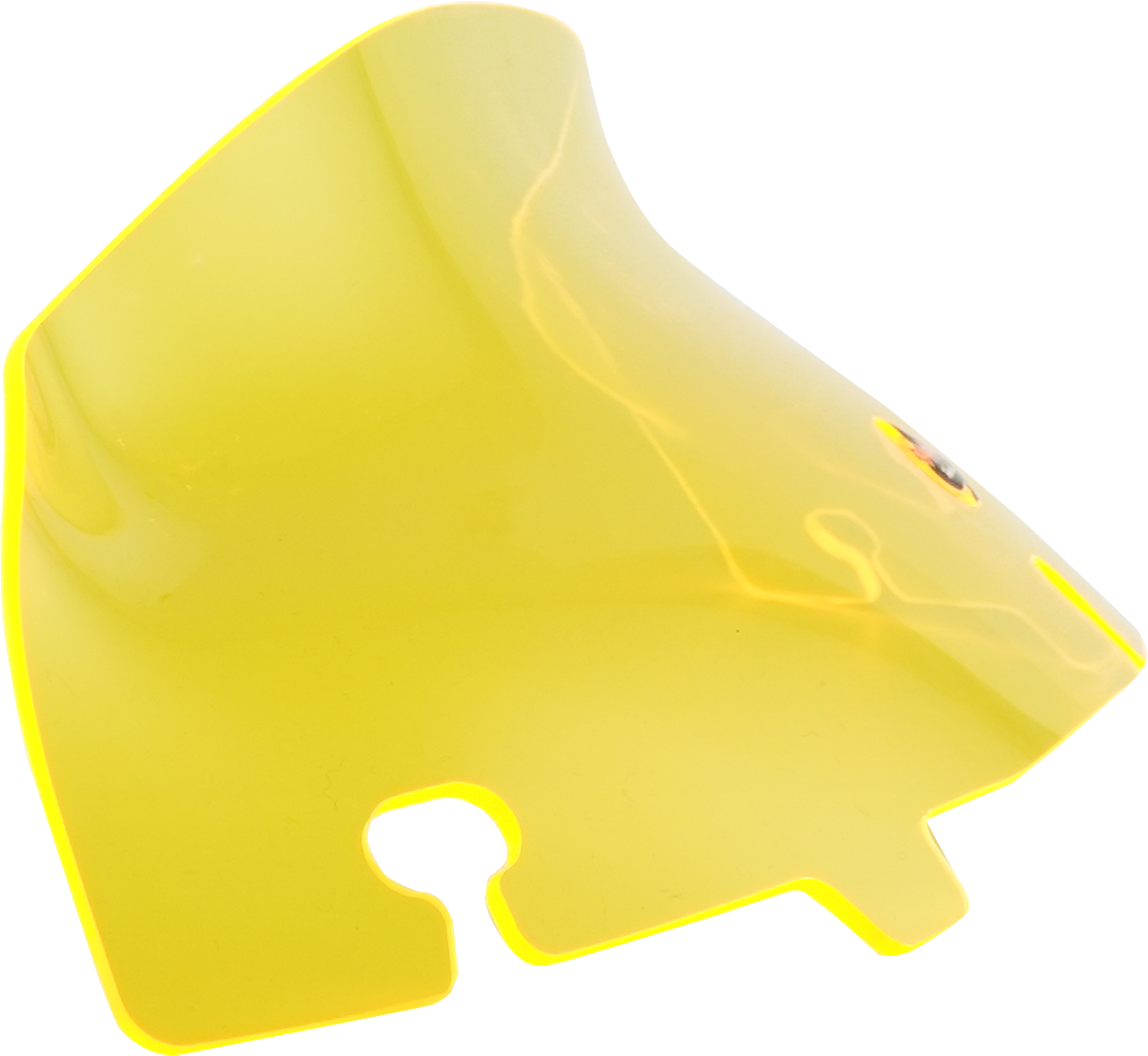 Klock Werks Flare 4" Yellow Fairing Windshield for 2014-2023 Harley Touring FLHX